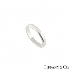 Tiffany & Co Lucida Wedding Band in Platinum